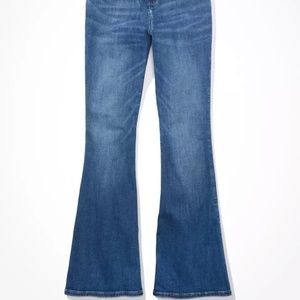 American Eagle - Curvy Super High Rise Flare - women’s 14R